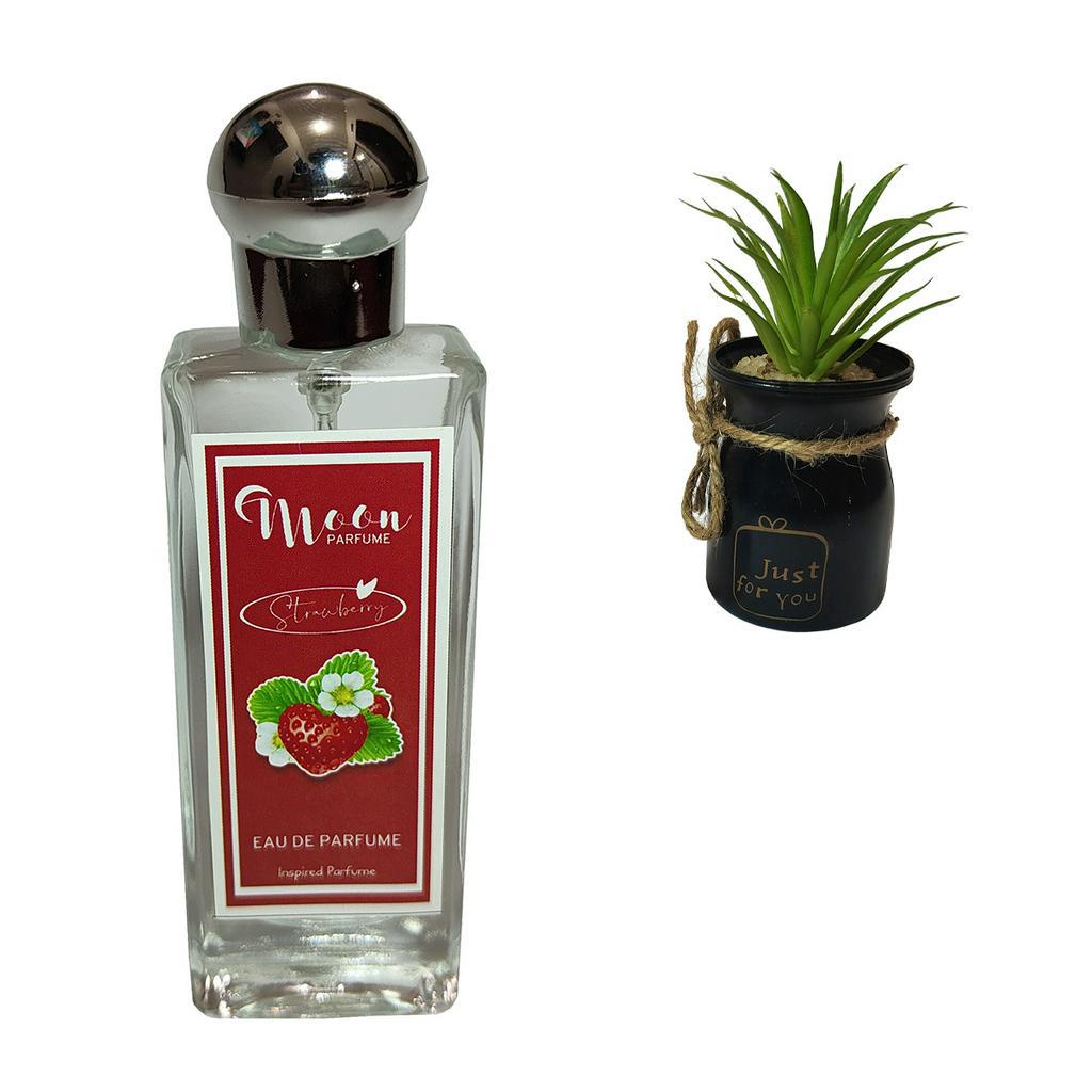 Moon Parfum 35 ml - Thailand Best Inspired Parfume Aroma StrawBerry Segar + Bubble Wrap