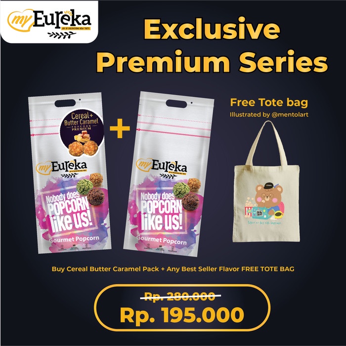 

⭐ COD ⭐ EXCLUSIVE PREMIUM SERIES Eureka Popcorn - CBCcaramel
