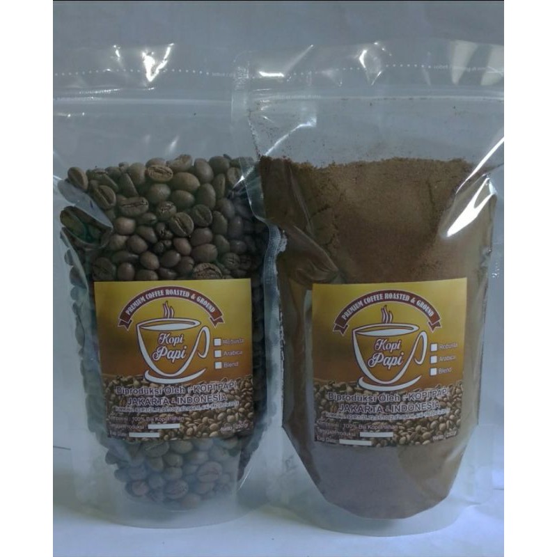 

Kopi Lampung Robusta ( bubuk/giling )