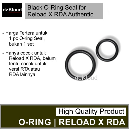 Karet O-Ring Seal pengganti untuk RELOD X | karet oring silikon silicon sil untuk reload bagian deck x