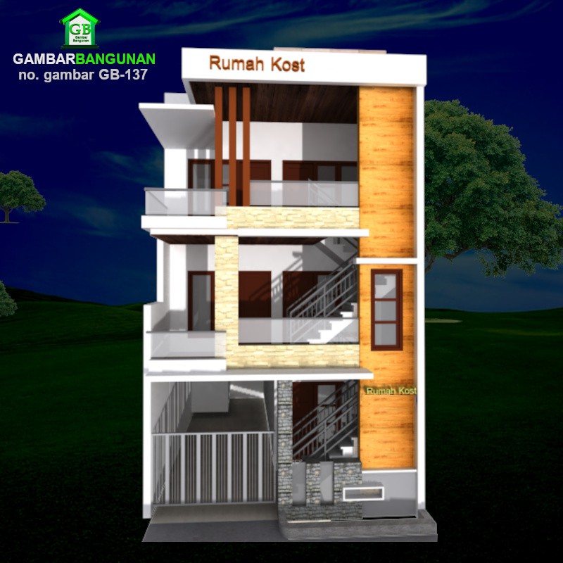 rumah 3 lantai