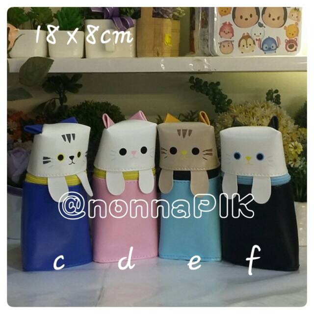 Tempat Pensil Kucing / Pencil Pen Case Pusheen Cat