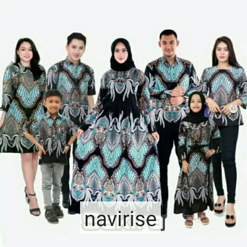 Baju Batik  Couple Kembaran Keluarga Batik  Sarimbit  Sania 