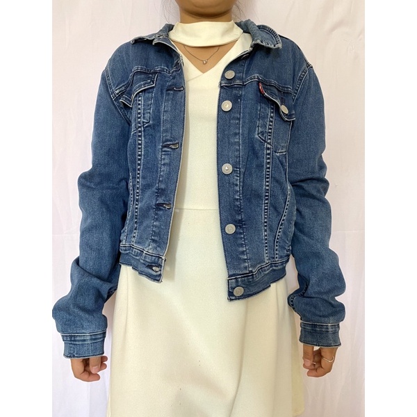 Preloved jacket jeans levis original second