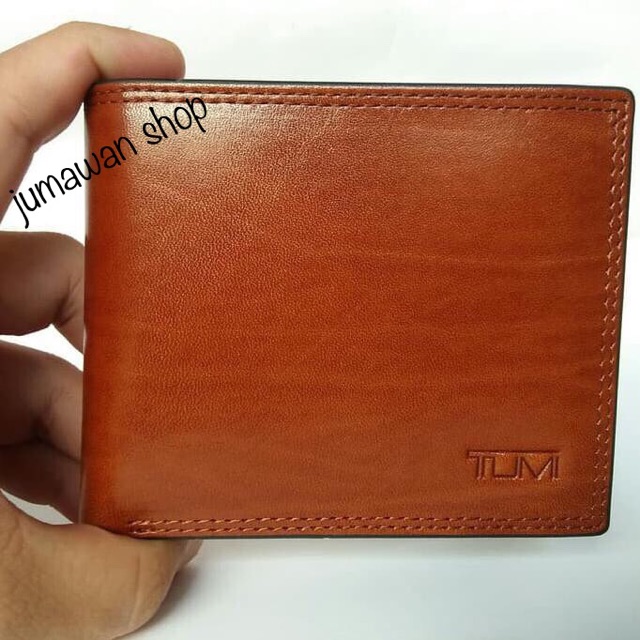 Dompet Tumi Kulit Asli Free Box Super Premium Quality Dompet lipat pria