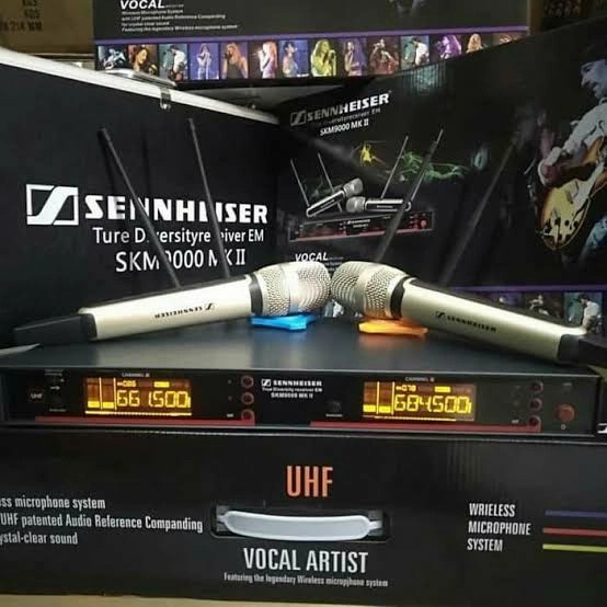 MIC WIRELESS MICROPHONE SENNHEISER SKM 9000 MK II 4 ANTENA CHAMPION