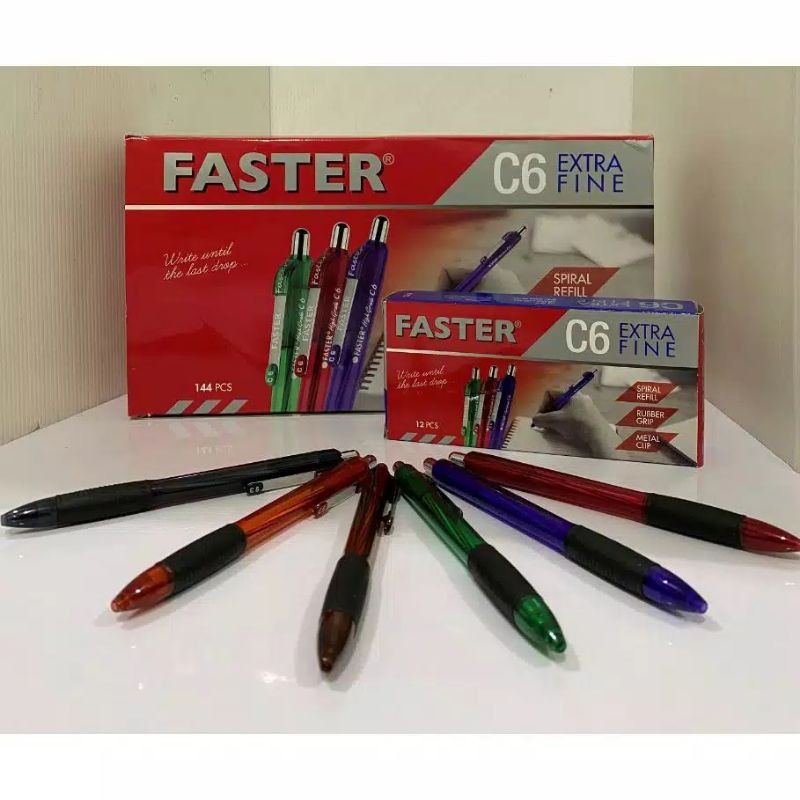 

Bolpen FASTER C 6 [ Pack ]