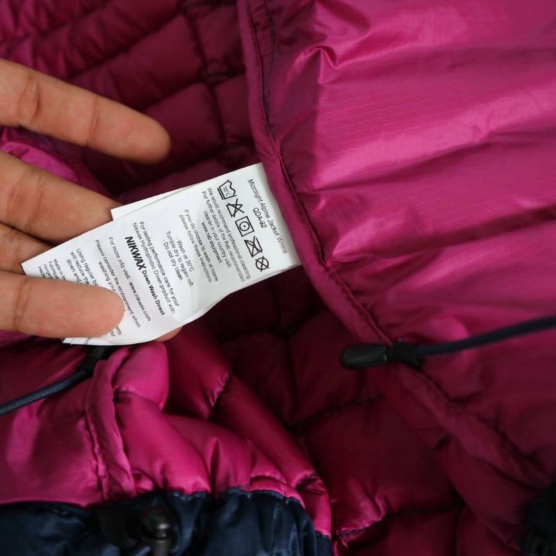 how to wash a rab microlight jacket