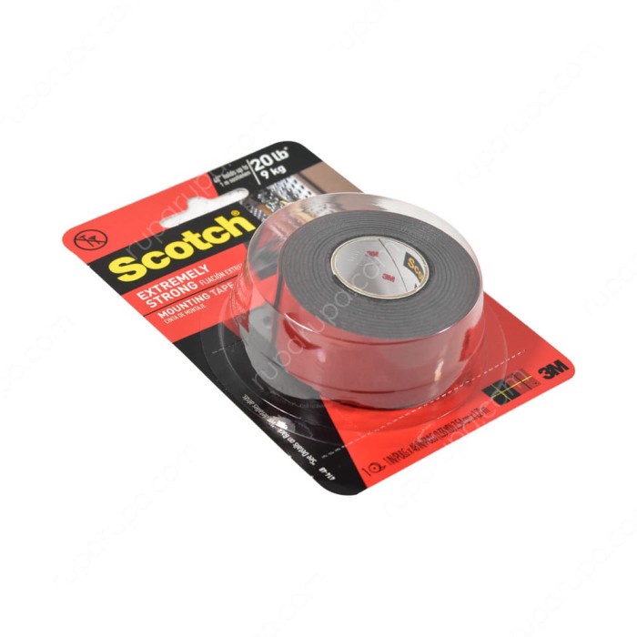 

Bagus [Gratis Ongkir] 3M Scotch Double Tape Extreme Strong 5X121 Cm Terbatas