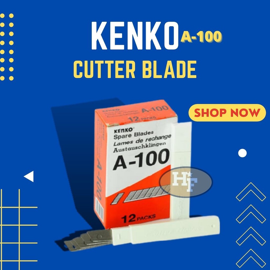 

Isi Cutter/Alat Sekolah/Cutter/Cutter Murah/Cutter Isi Ulang/Isi Cutter Kecil/Cutter Kecil/Kenko/Cutter Kenko/Isi Cutter Kenko/Isi Cutter Kenko A 100/Pisau Kater/Isi Pisau Cutter/Refill Cutter