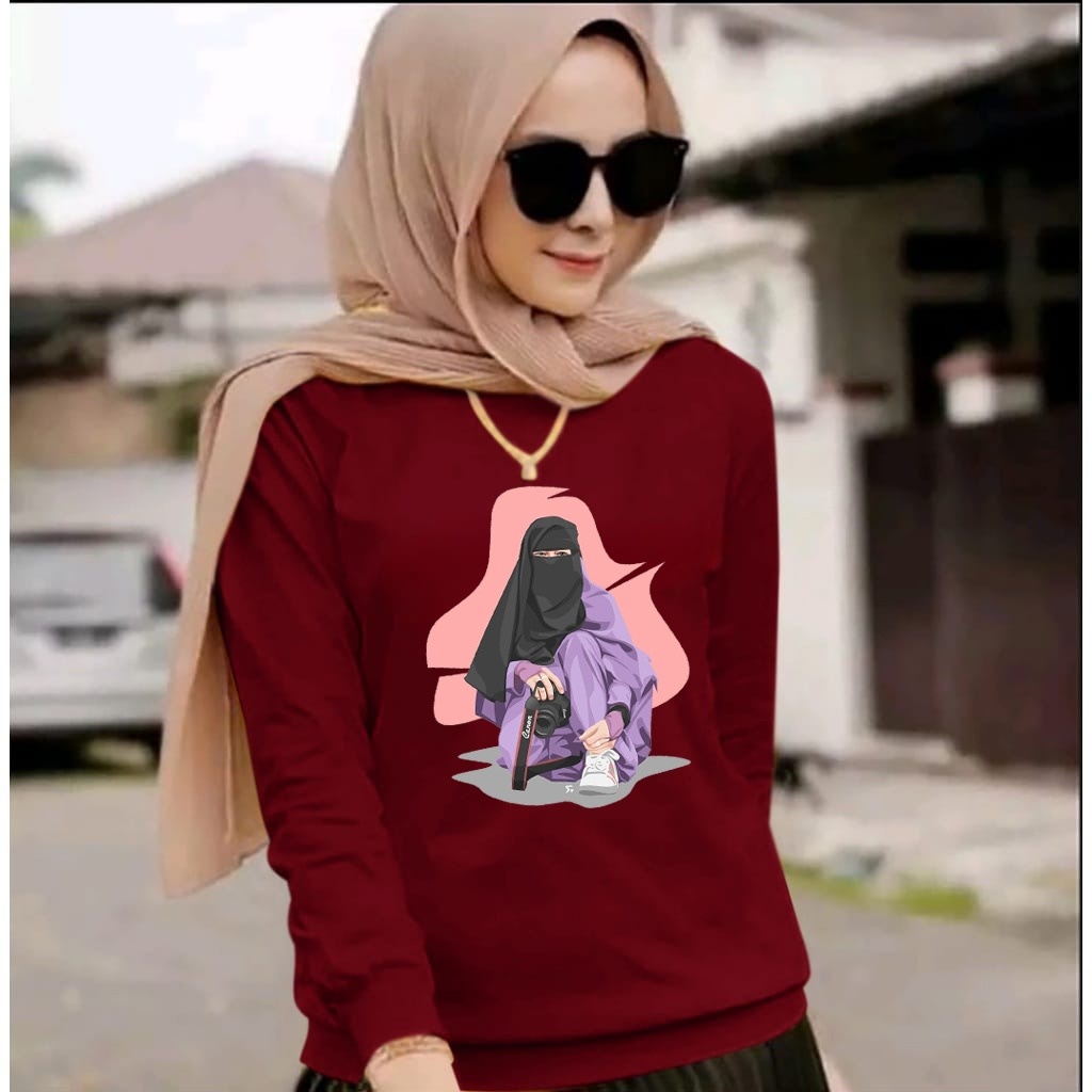 BAJU HIJAB KAMERA HEN TERBARU-BAJU CEWEK DISTRO LENGAN PANJANG MASA KINI DAN TRENDY