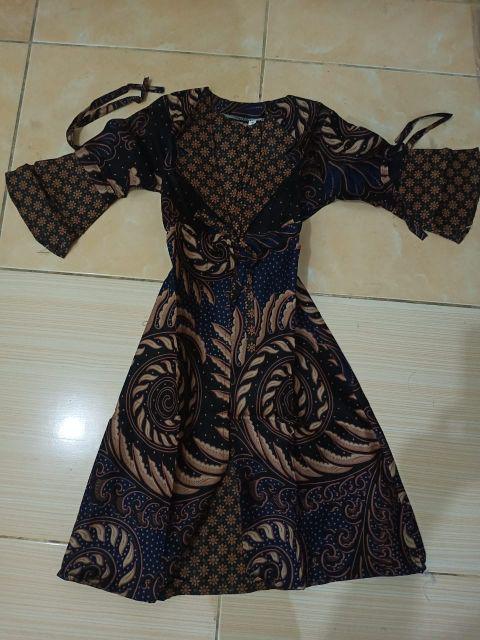 (tiga Warna) Couple Gamis Family Batik Keluarga , Sarimbit Ibu Ayah Dan Anak