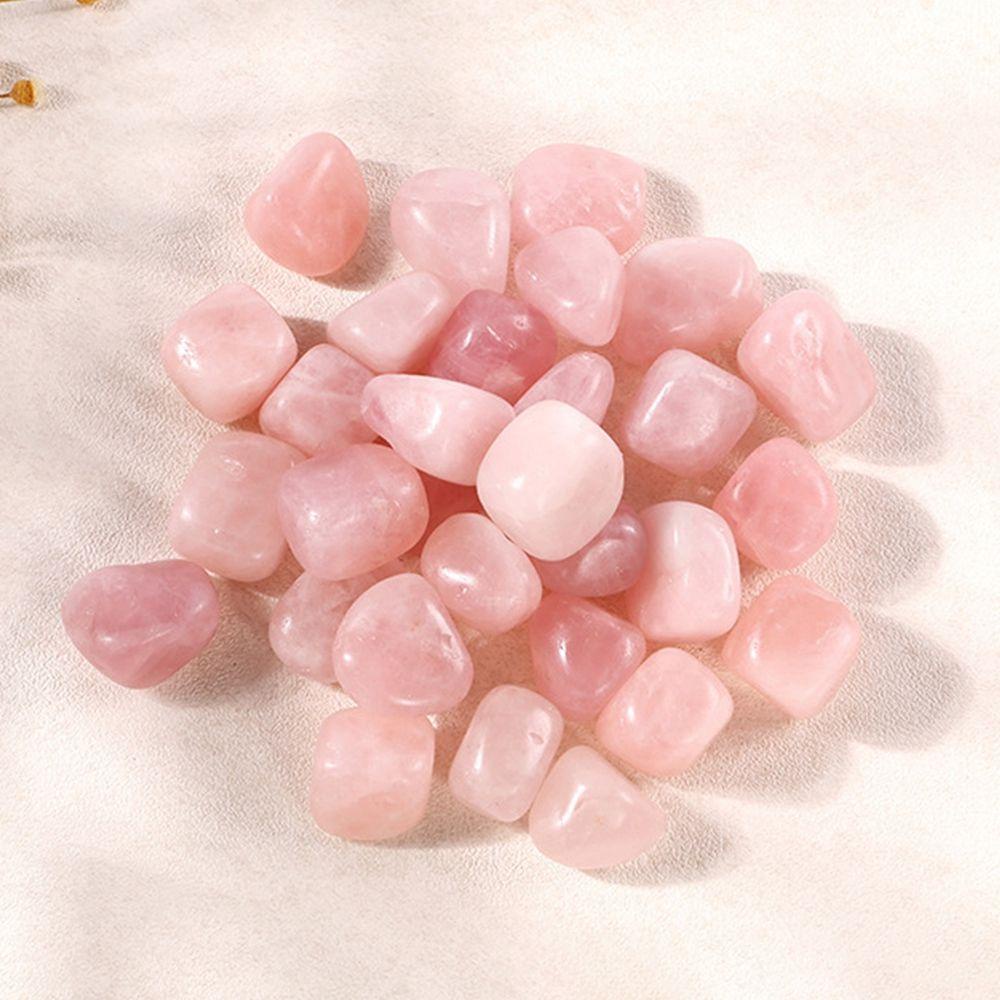 [Elegan] Rose Quartz 100g Batu Kristal Kerikil Spiritual Enery Generator Dekorasi Rumah Penyembuhan Kristal