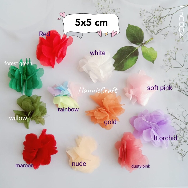 

BUNGA FRILL 5CM PER PCS| CRAF0024