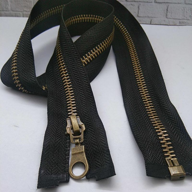 seleting jaket/resleting jaket/resleting gigi besi 65cm