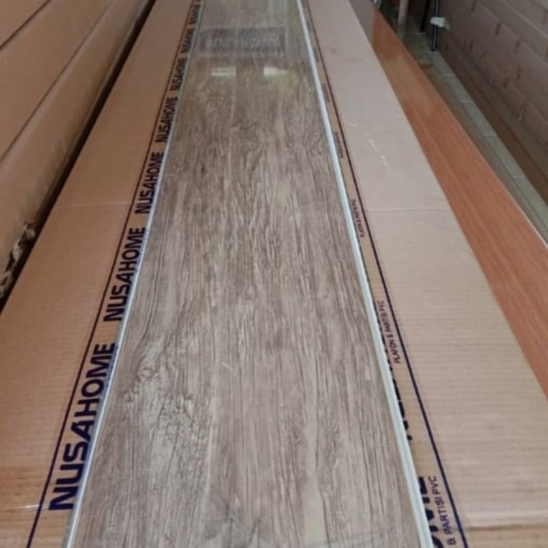 plafon pvc nusahome serat kayu glosy