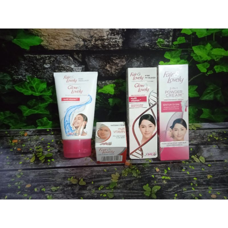PAKET GLOWING FAIR AND LOVELY 4IN1 ORIGINAL BPOM