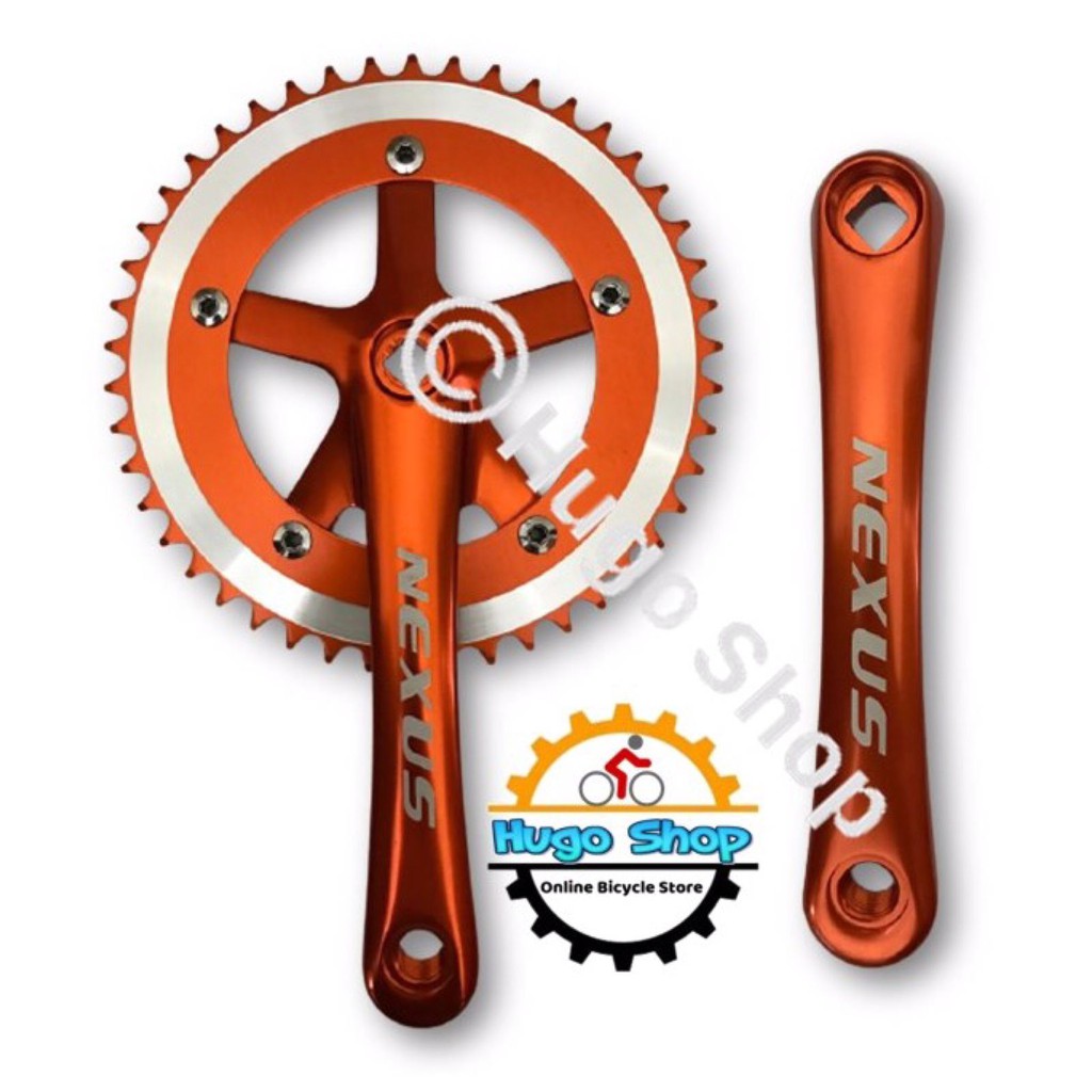 Crank Sepeda 46T Nexus Alloy Orange