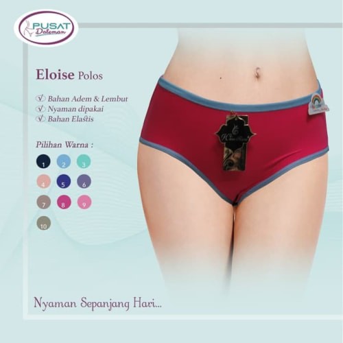 Termurah ECER Celana Dalam Wanita 3670 ELOISE POLOS - L Murah