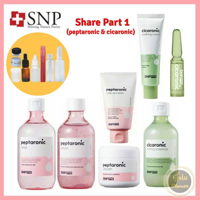 (Share) SNP Prep Peptaronic Cicaronic Toner Serum Essence Cream