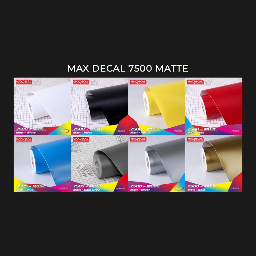 [45cm X 15m] Polet Motor Skotlet Sticker Maxdecal Premium 7500 Series
