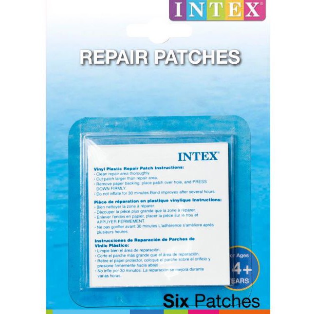 Intex Repair Patches Lem Tempel INTEX 59631 | Lem REPAIR KIT KASUR / KOLAM ANGIN