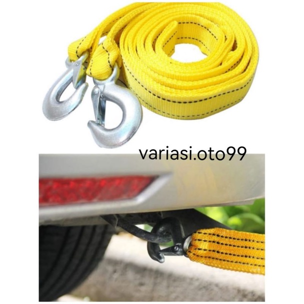 Tali Derek Mobil Towing Emergency Car Tow Rope 4Meter 5TON Dan 3Meter 3TON