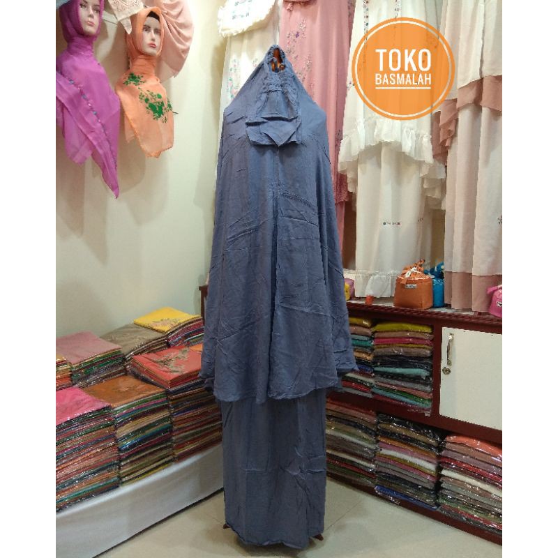 Mukena Polos Bahan Rayon Toko Basmallah Bukittinggi