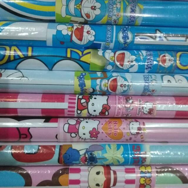 Stiker kulkas karakter 2pintu