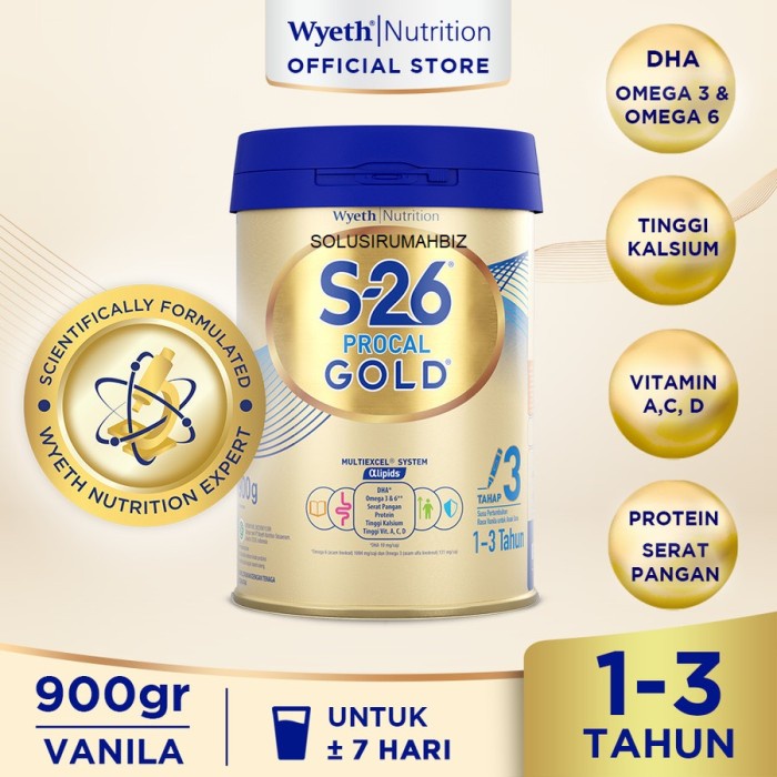 

SUSU BUBUK S-26 PROCAL GOLD 900 GRAM S26 900G 900 G