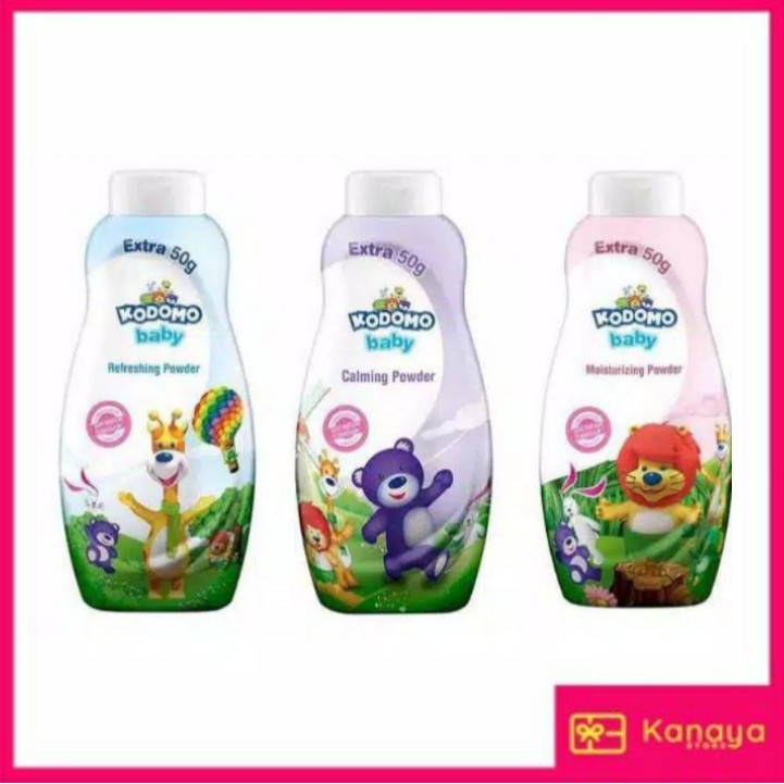 KODOMO Baby Powder Bedak  Tabur Bayi 50g/200g/300g