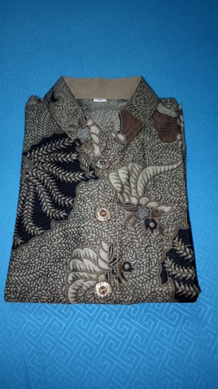 Kemko Batik Anak Dan  Dewasa Motif Daun Serit ,kerang, Kenari