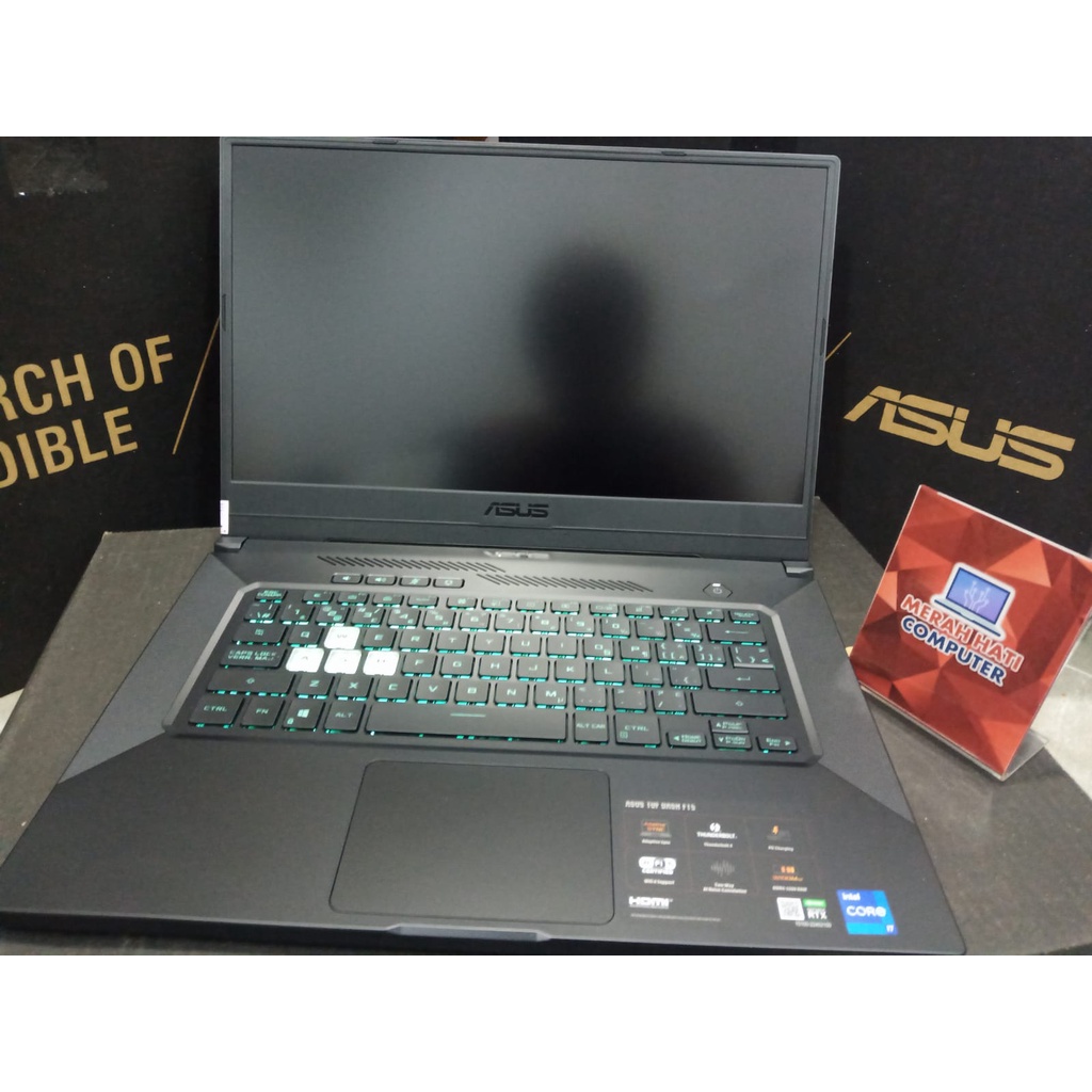 Laptop Gaming Slim ASUS TUF F15 FX516PE GAMING INTEL I7 GEN11 40GB 1TBssd RTX3050Ti FHD 144Hz RGB BACKLITE WINDOWS 10