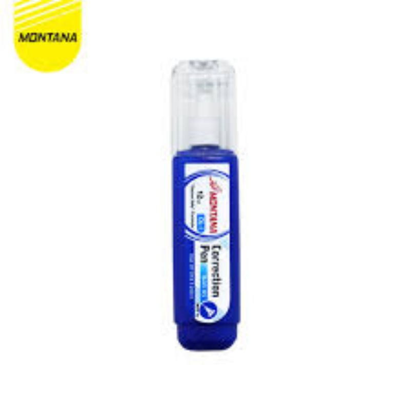 

Correction pen/correction fluid Montana tip-ex cairan koreksi 12ml