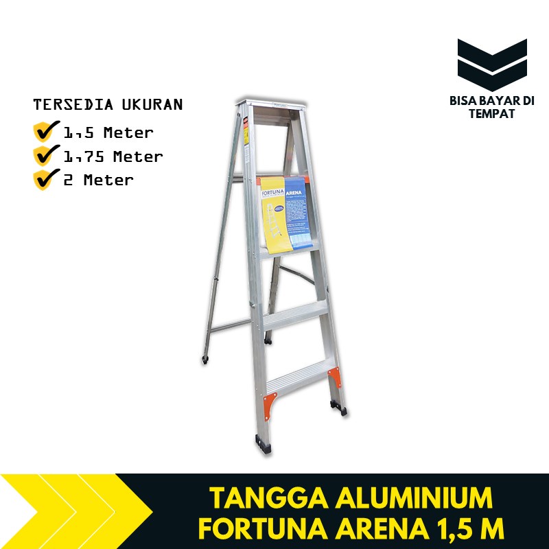 Tangga Lipat Aluminium 1,5 Meter Fortuna Arena TBA1383