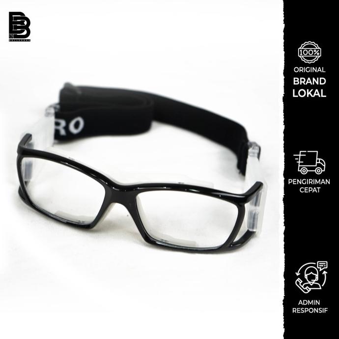 Aksesoris Olahraga Free Lensa Minus - Kacamata Olahraga Ballerbro Basket Futsal Voli