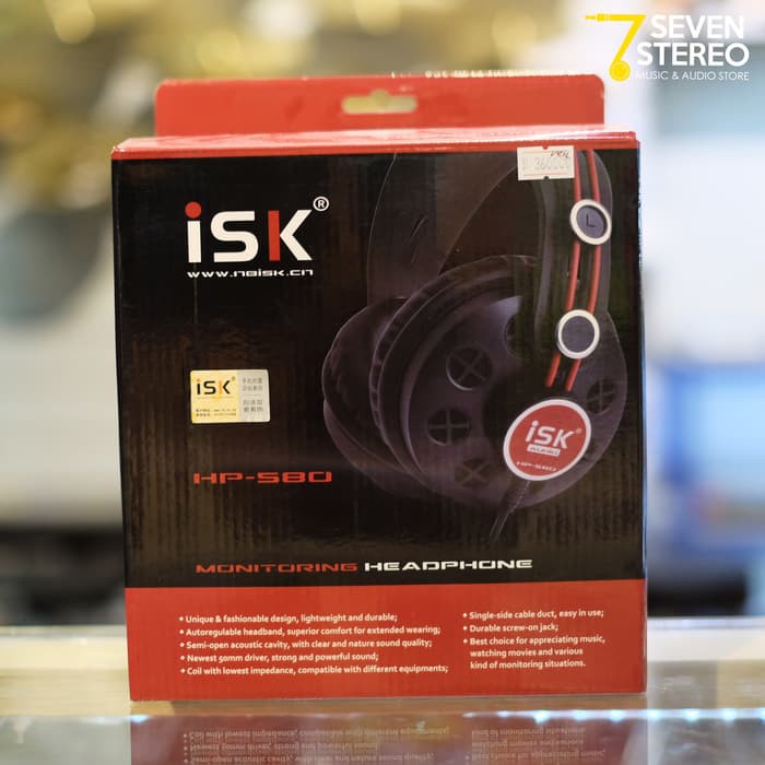 ALAT MUSIK  ISK HP580 Monitoring Headphone