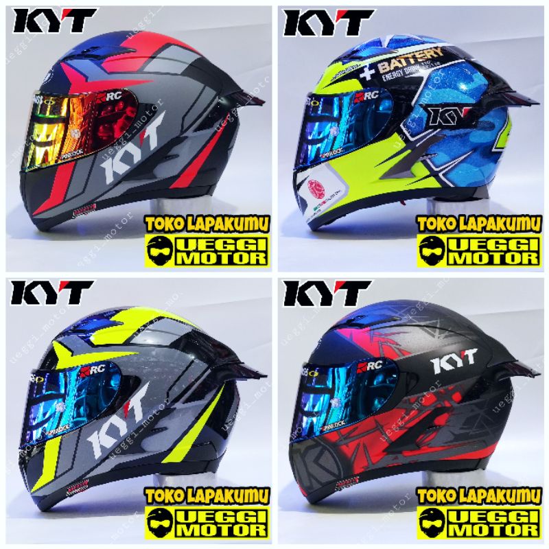 Helm Kyt Falcon 2 motif paket ganteng