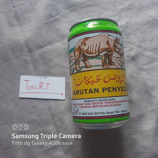 

Larutan Penyegar cap BADAK kaleng/ Larutan BADAK 240Ml