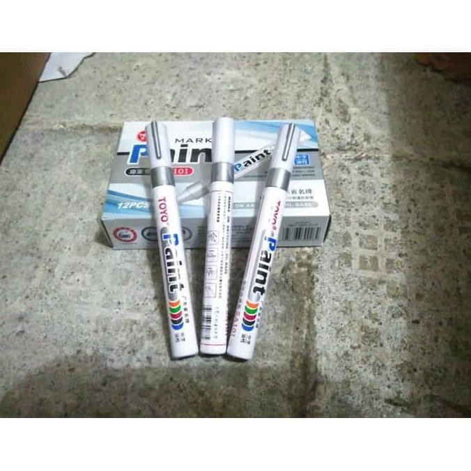 

Spidol Ban TOYO Paint Marker Original Import Mobil Motor WRN SILVER MURAAAh