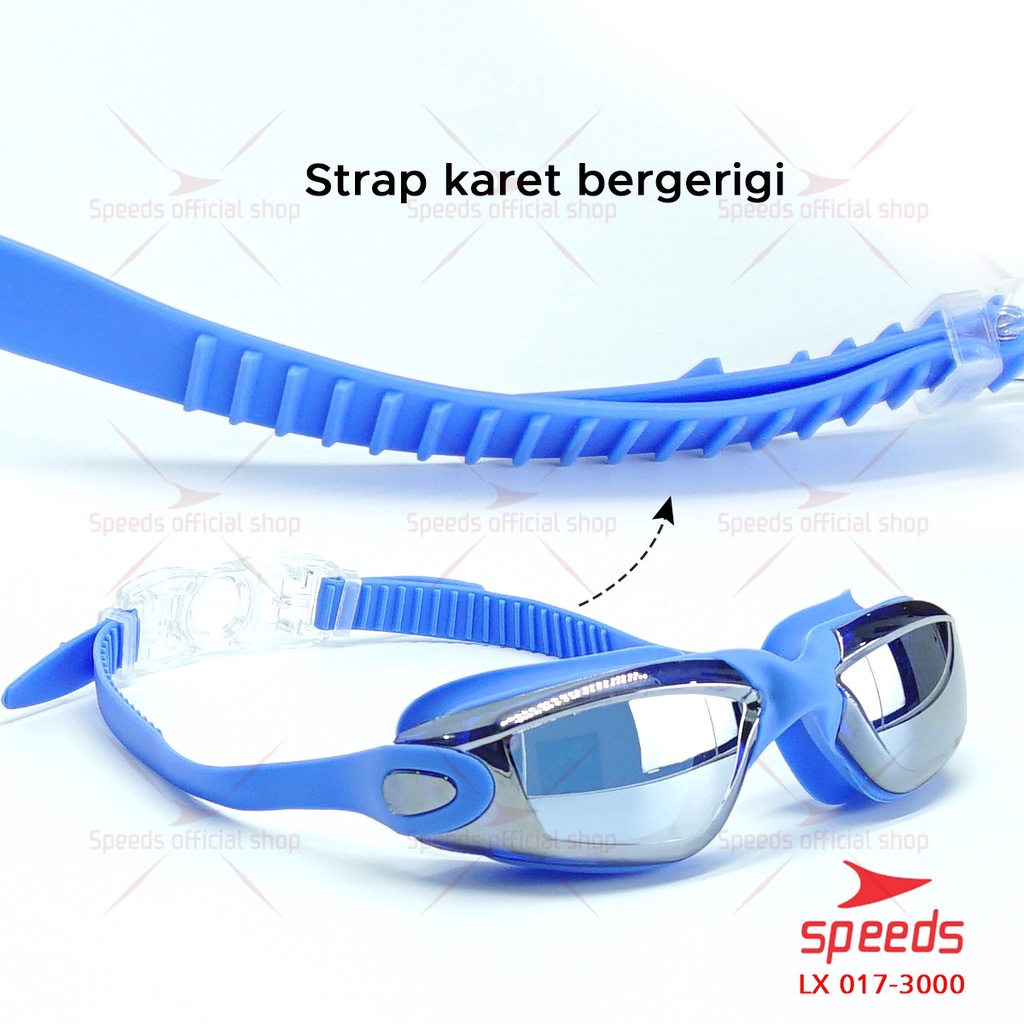 SPEEDS Kacamata Renang Olahraga Dewasa Swimming Googles Original 017-3000