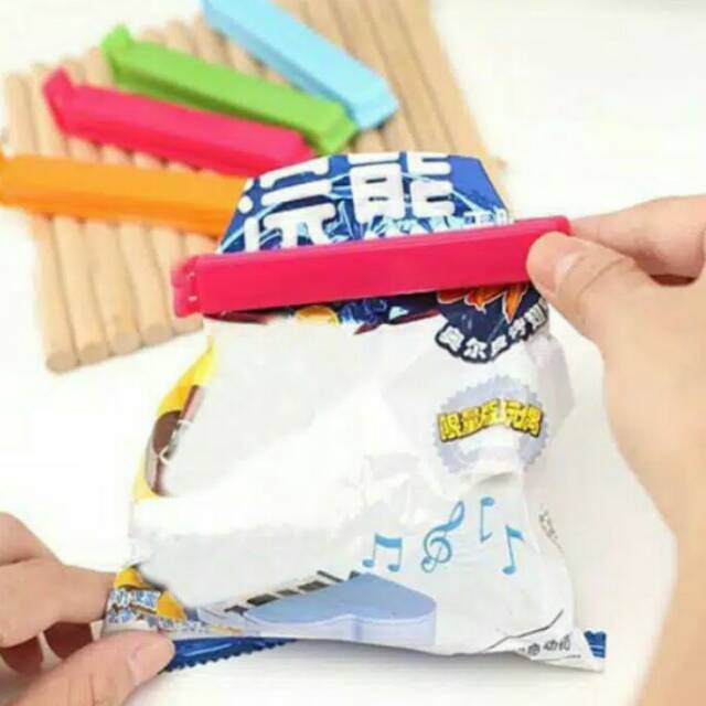 [DEASTORE] PENJEPIT PLASTIK MAKANAN CEMILAN SEGEL PLASTIK JEPIT KANTONG MAKANAN