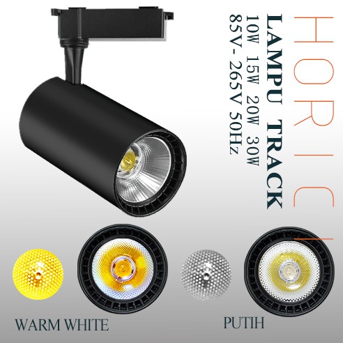 30W 20W 15W 10W LAMPU SOROT REL LED SPOTLIGHT TRACK LIGHT COB SPOT LIGH