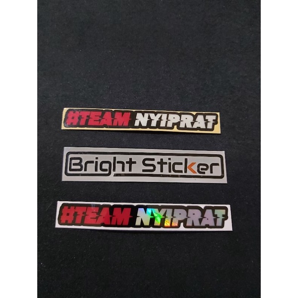 STICKER TEAM NYIPRAT PRINCUTT