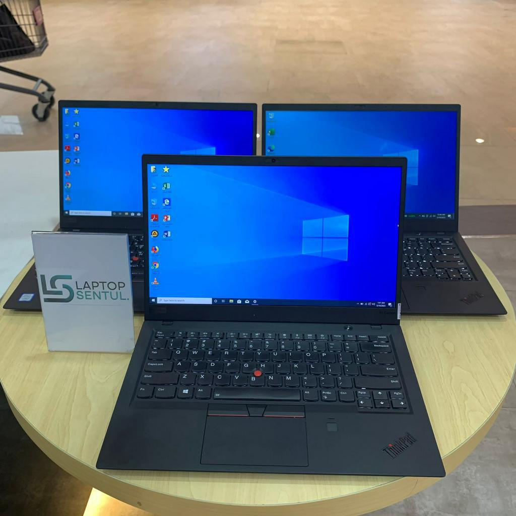 Laptop Lenovo Thinkpad X1 Carbon 6th Gen i7 Generasi 8 RAM 16GB SSD 1TB FHD WINDOWS 10 ORIGINAL BERGARANSI