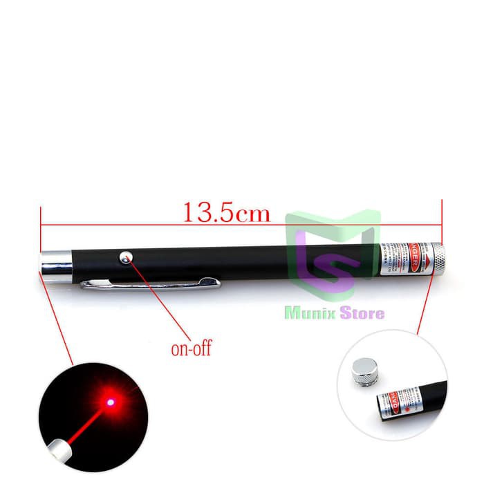 Senter Laser Pointer Presentasi - Warna Merah Red Laser