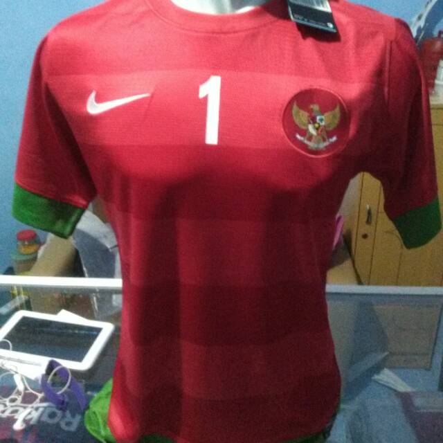 Jersey Grade Original Timnas Indonesia Home 2012 2013 Juara AFF Cup U-19 nameset Soekarno