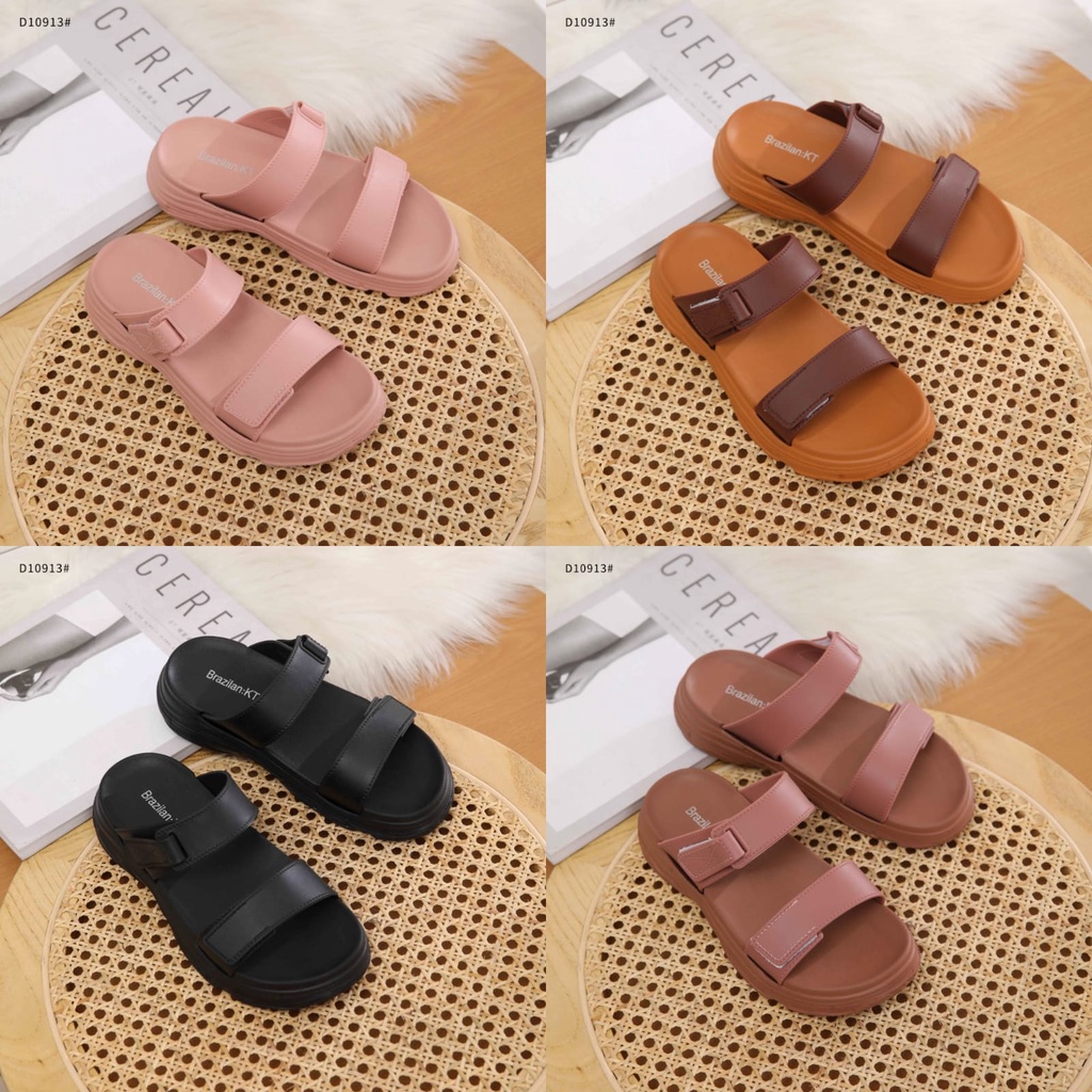 Slippers For Women With Rubber Sandal D10913