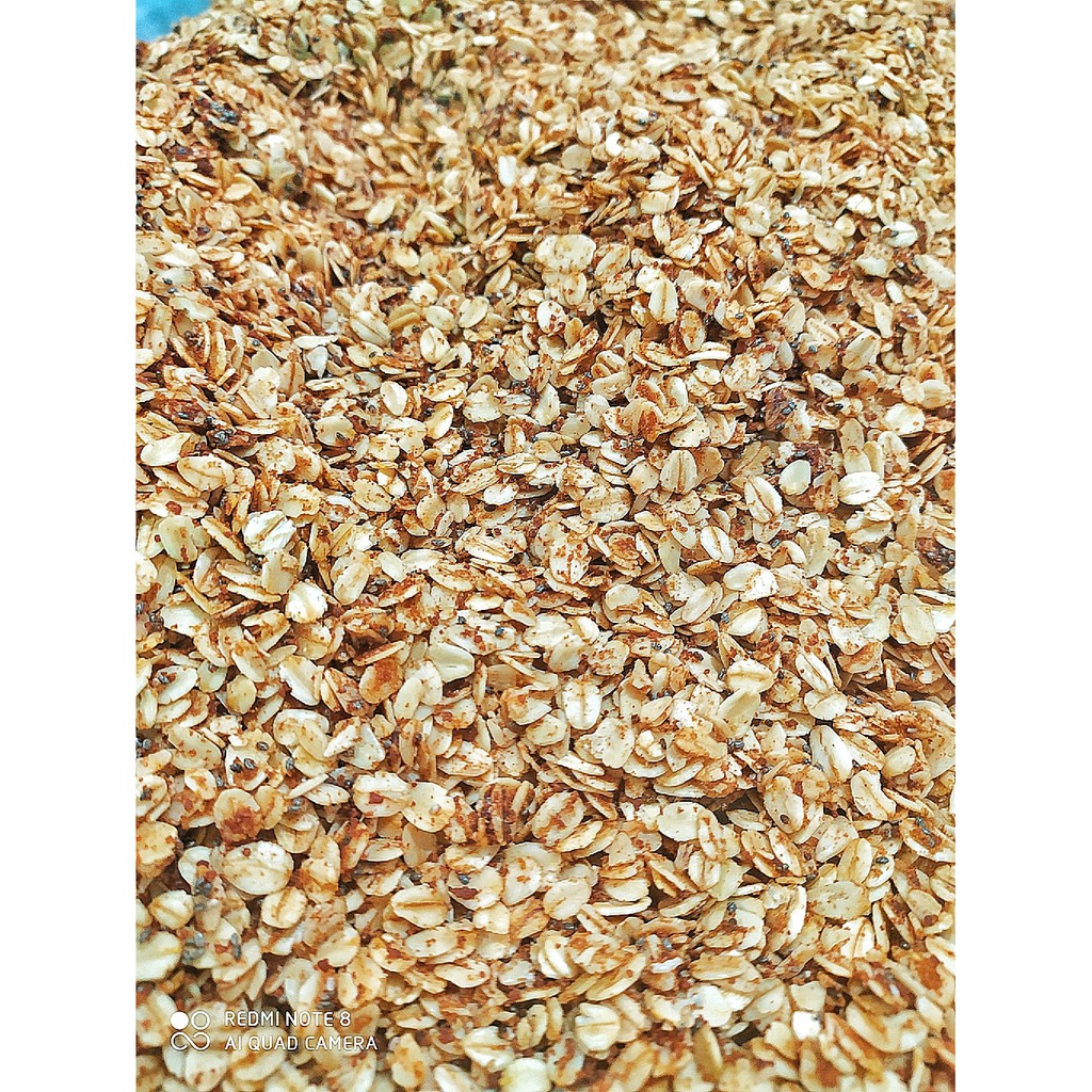 SUPER OATMEAL 1KG (6 MIX) - Instant, Vanilla Flavour, Rolled Oat, Chia Seed