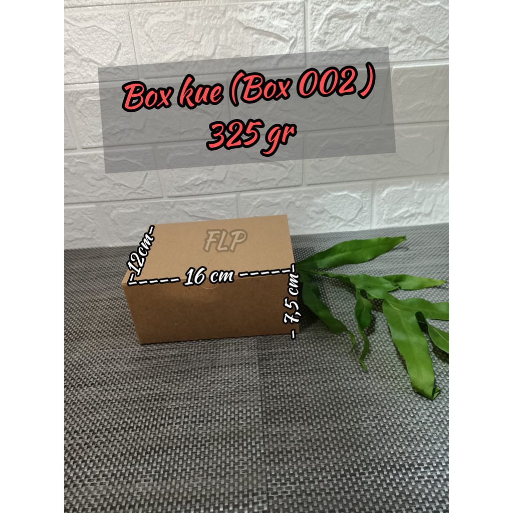 

Dus Box coklat 02/BA 002 Dus coklat full laminasi uk 16x12 per 10 pcs